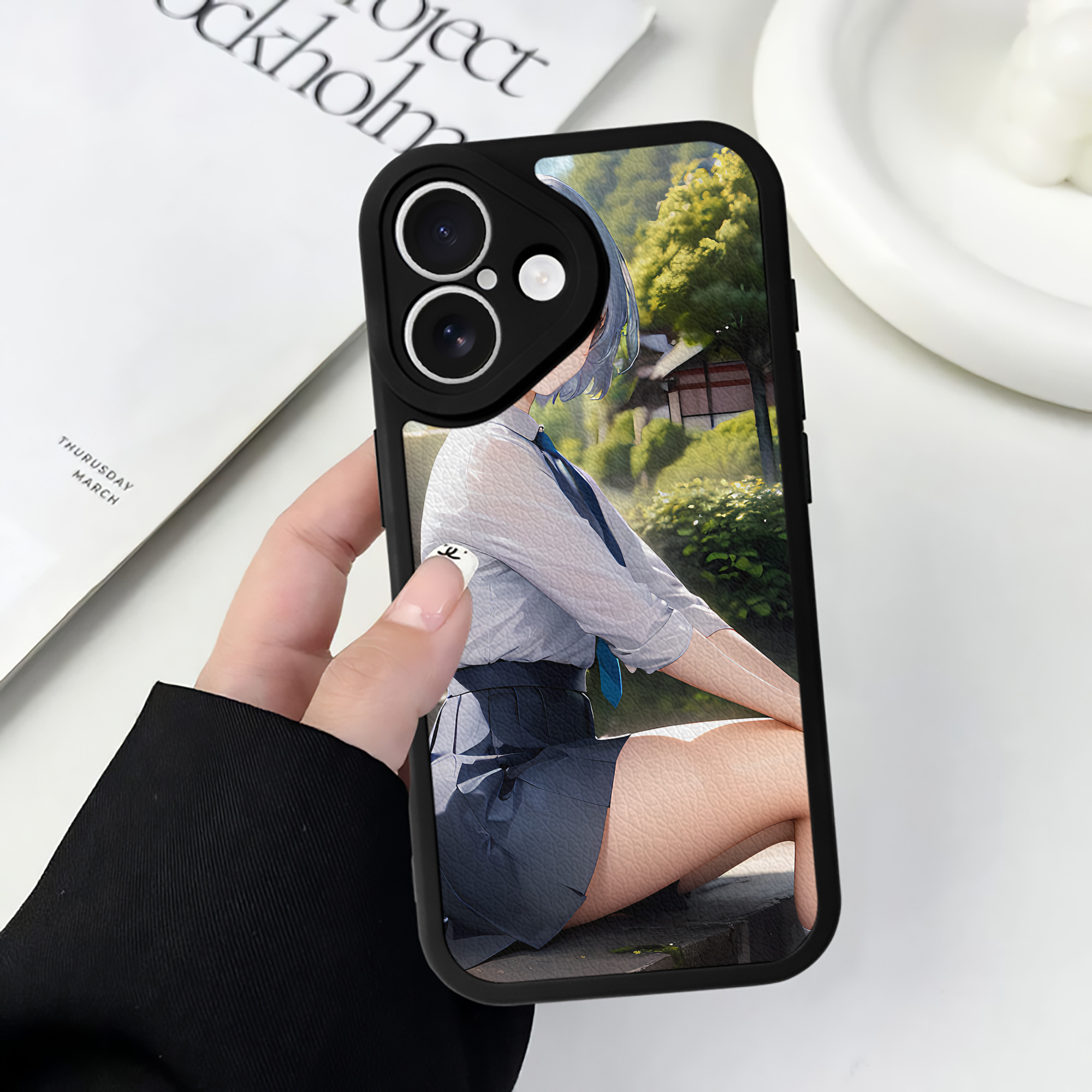 （画像用） EVA 新世紀エヴァンゲリオン 【iPhone 16シリーズ対応】シリコンスマホケース（レザー調） 材質：シリコン